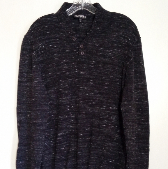 Express marled lightweight wool blend sweater men size XL - Picture 1 of 7